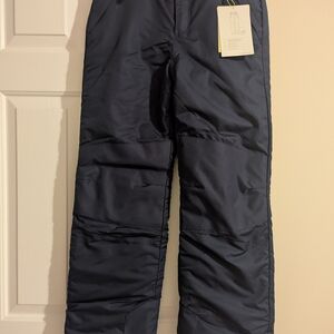 New With Tags Kids All in Motion Black Snow Pants